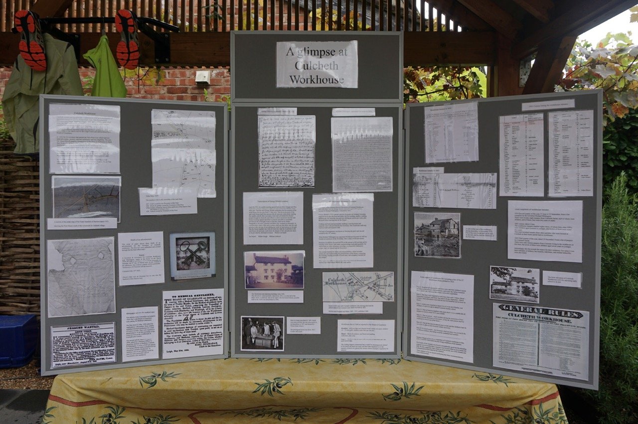 100 1 Culcheth Workhouse Display Board 